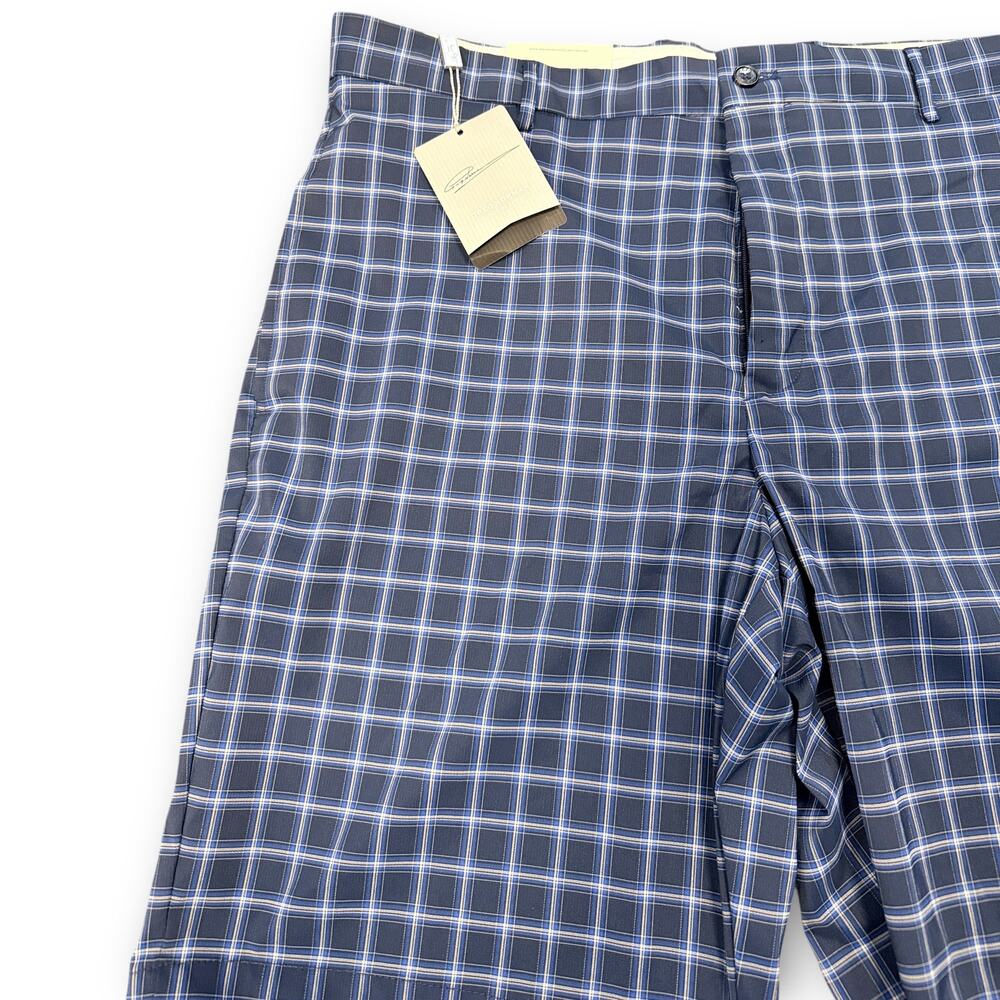 NWT Greg Norman Signature Series Plaid Golf Shorts - 38 Waist - Picture 3 of 9